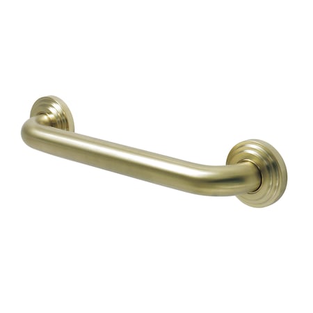 Milano Contemporary Grab Bar, 14-13/16" L, Brass, Brushed Brass DR214127